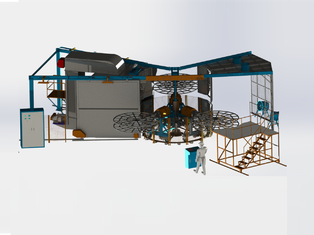 Laatste bedrijfsblogs De toren roterende kunststof rollen machine leidt de innovatie van het rotomolding proces en verbetert de productie-efficiëntie en kwaliteit