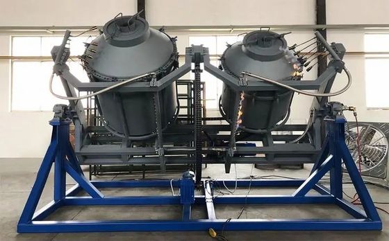 kopen Waterkoeling Rotatiemulpingsapparatuur voor de vervaardiging van grote holle kunststofproducten online vervaardiging