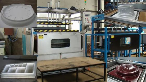 kopen Polyethyleen benchtop Roto Molder Machine Capaciteit 500-1000 liter online vervaardiging