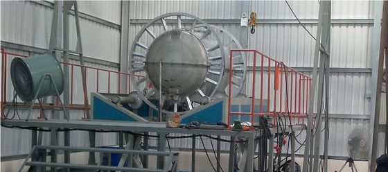 kopen Elektrische Rock And Roll Rotationele gietmachine Wateropslag tank Machine voor het maken Warme luchtcirculatie online vervaardiging