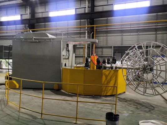 kwaliteit  Tower Rotary Shuttle Rotomolding Machine Efficient Flexible fabriek