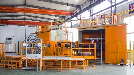 OEM ODM Rotationele gietmachine 10-20 cycli per uur