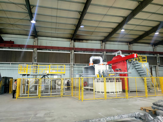 Turret Roto Mold Machine Gearing Electric Heating 30kw PLC besturingssysteem