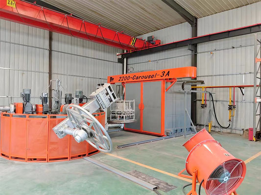 Hoge capaciteit polyethyleen torent Roto Mold Machine PLC besturingssysteem 1000 liter