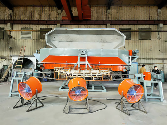 Verstelbare rotatiesnelheid Rock N Roll Rotomoulding Machine Volledig automatisch