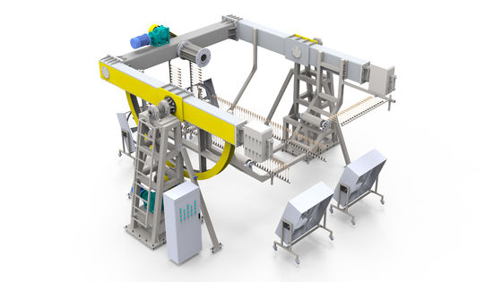 OEM Rotomoulding Water Tank Making Machine Verstelbare rotatiesnelheid