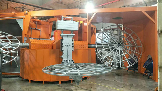 Automatische vormmachine, aangestuurd door PLC Automatische energiebesparende rotatievormmachine met twee stations verwarmingskamer