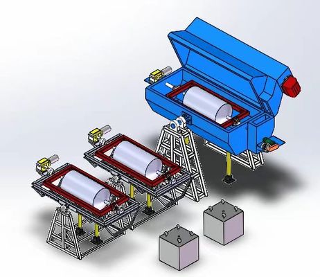 Automatische temperatuurregeling Persoonlijke rotatievorm 500-1000L 3 fase 380V 50Hz