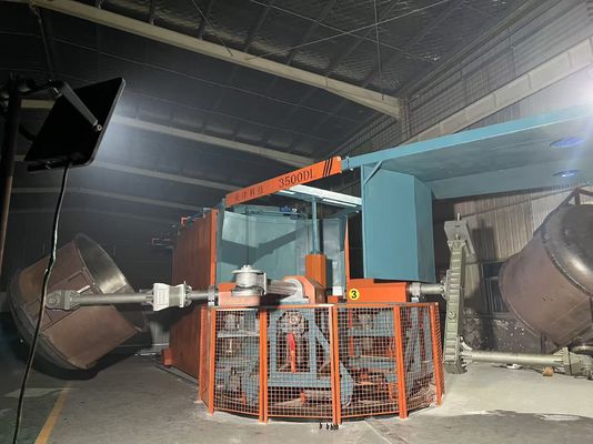 Automatische rotatievormmachines met drie armen en vijf stations