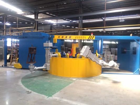 Kleine 3-arm Roto Gietmachine Volledig Automatisch