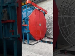 Rotomoldmachine voor shuttles